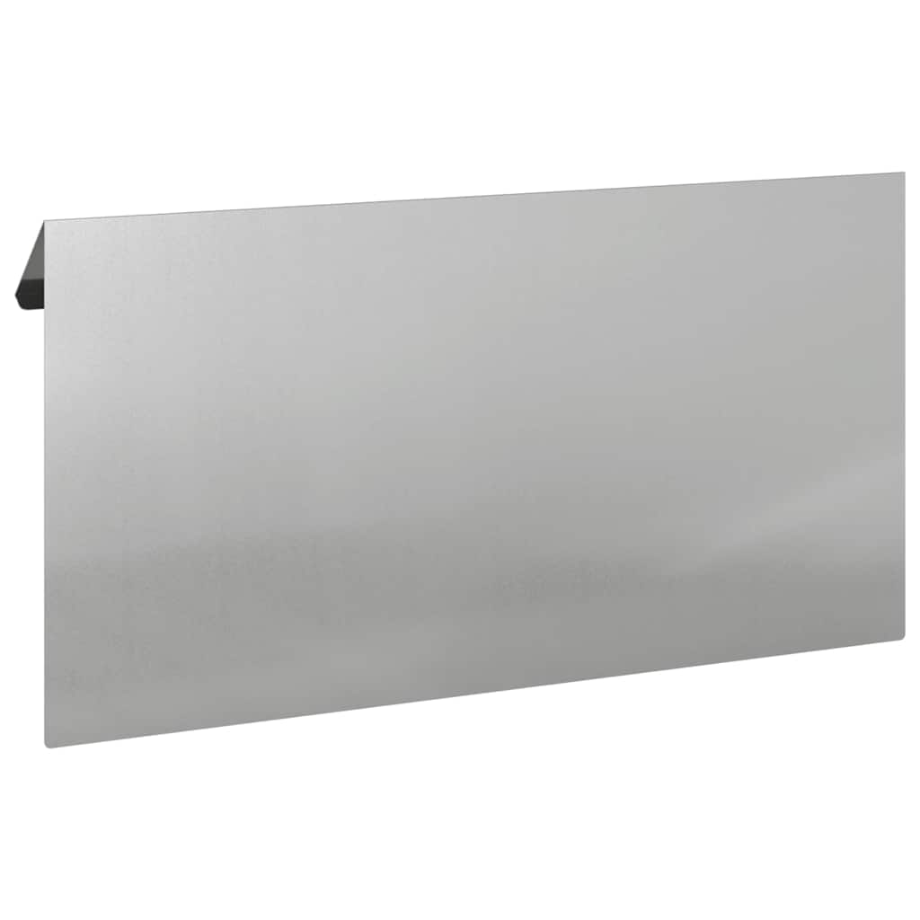 Schneckenzaun Silber 50 x 3,5 x 25 cm Verzinkter Stahl