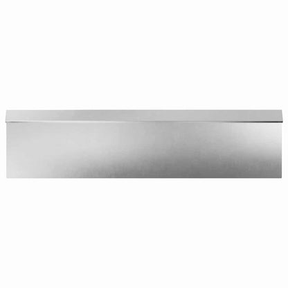 Schneckenzaun Silber 100 x 3,5 x 25 cm Edelstahl