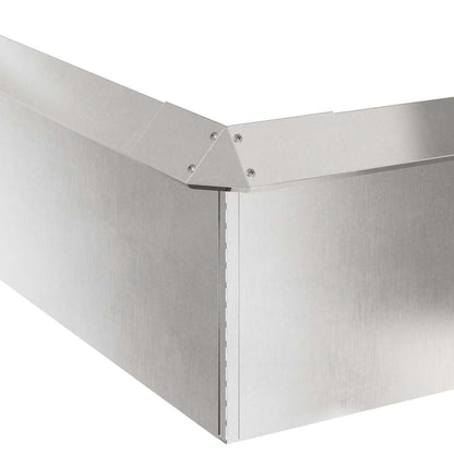 Schneckenzauns 8 pcs Silber Edelstahl