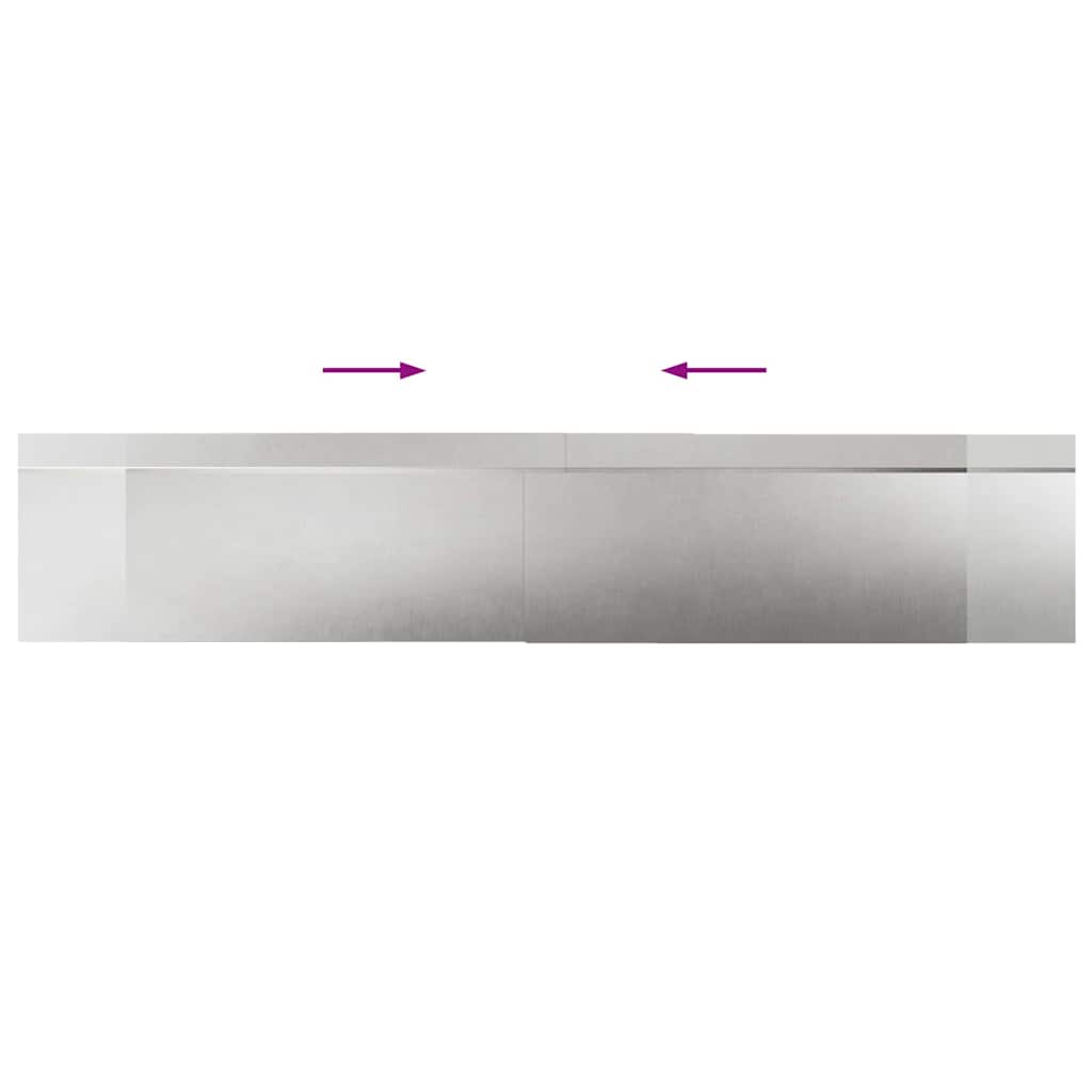 Schneckenzauns 8 pcs Silber Edelstahl