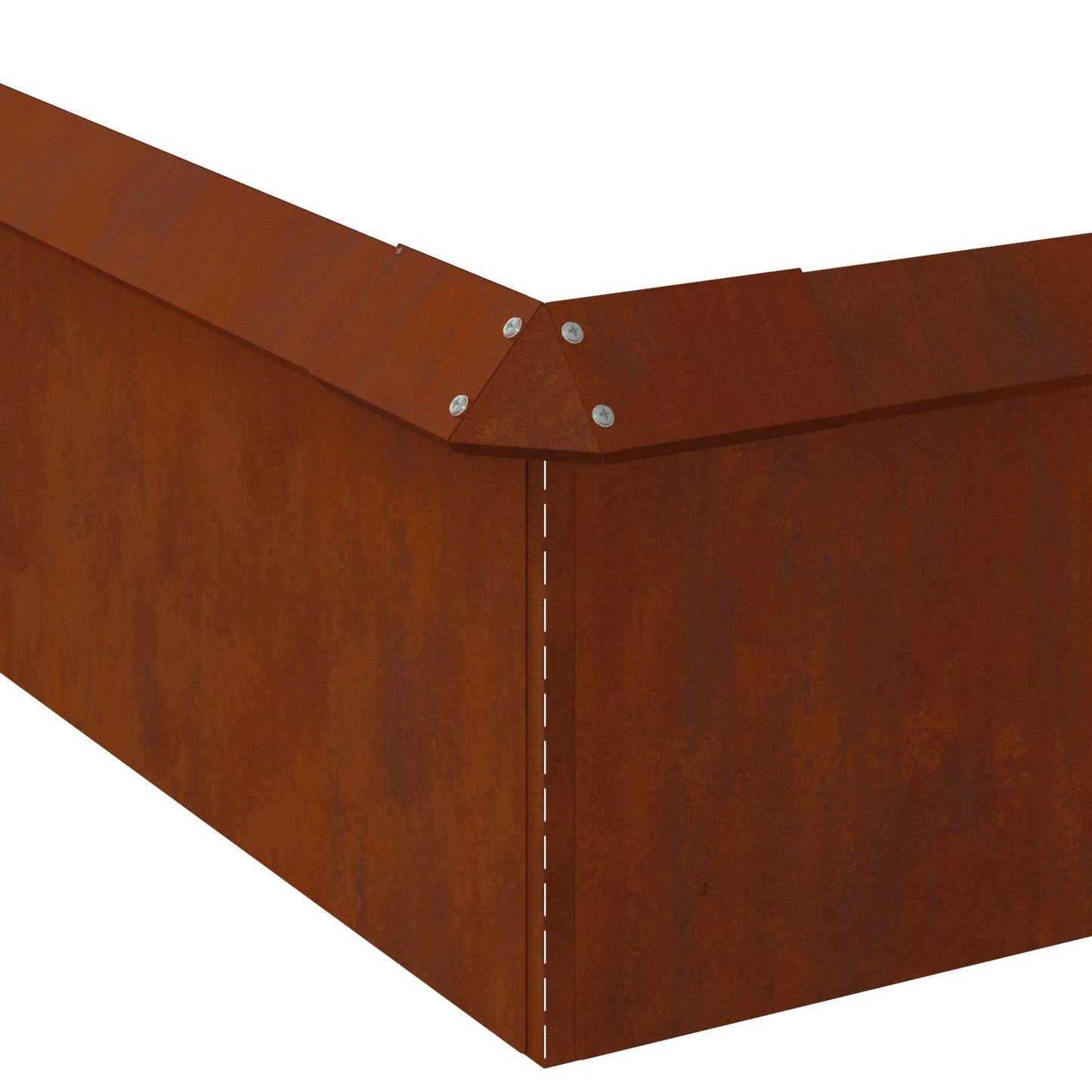 Schneckenzauns 8 pcs Rostig Wetterfeststahl