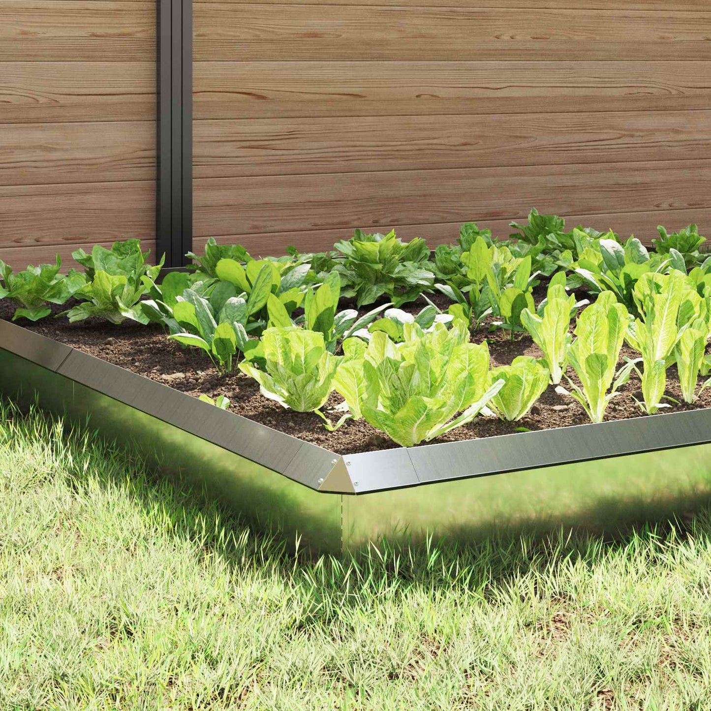 Schneckenzauns 12 pcs Silber Verzinkter Stahl