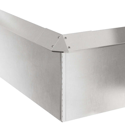 Schneckenzauns 20 pcs Silber Edelstahl