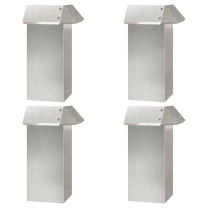 Schneckenzauns 20 pcs Silber Edelstahl