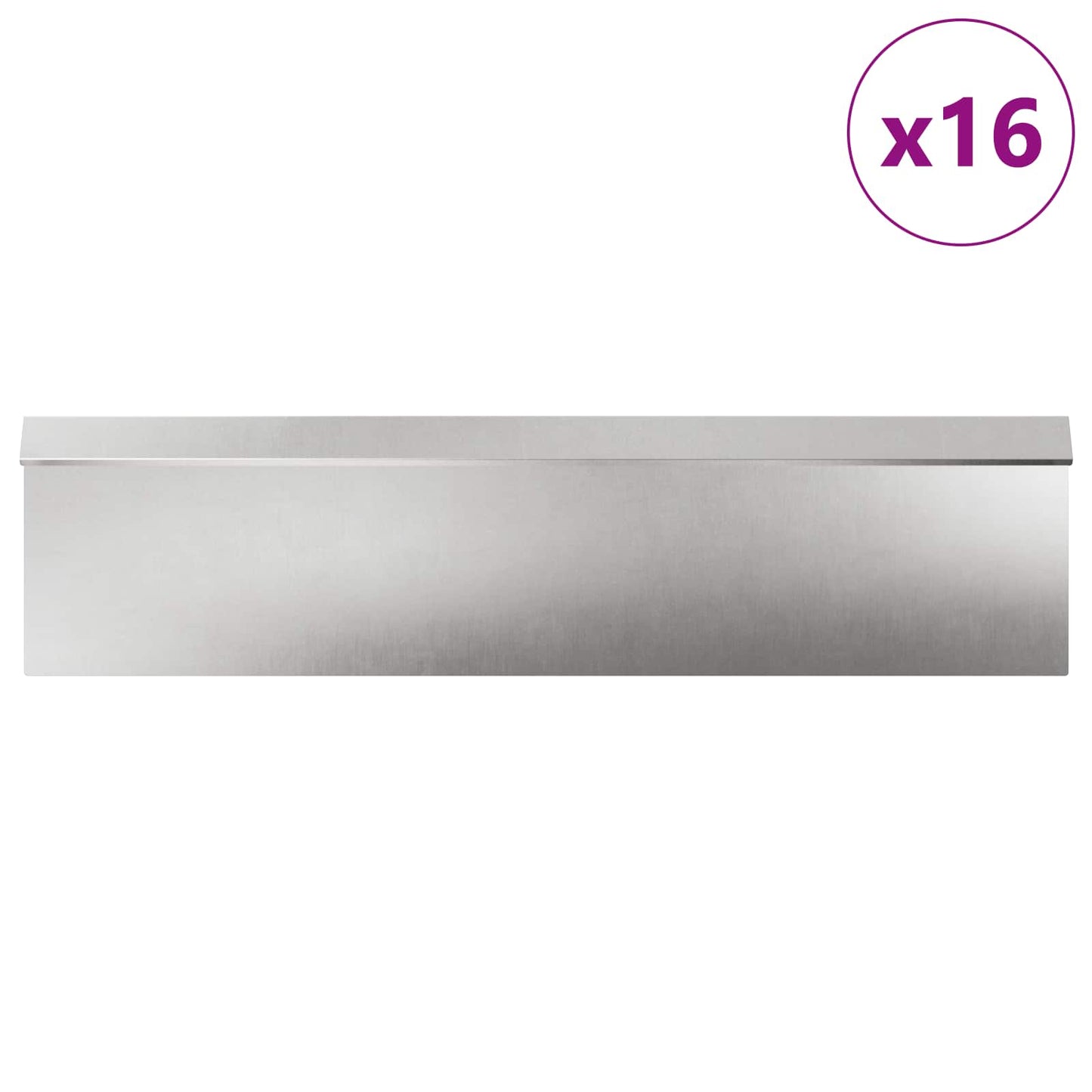 Schneckenzauns 20 pcs Silber Edelstahl