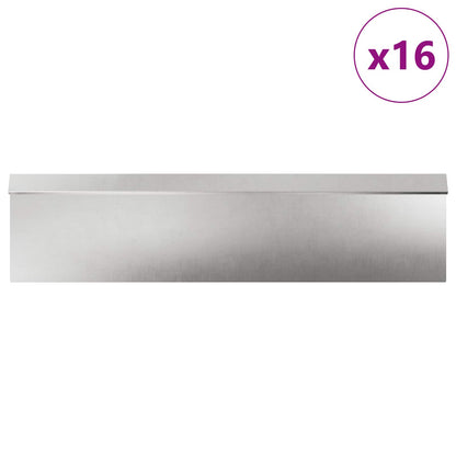 Schneckenzauns 20 pcs Silber Edelstahl