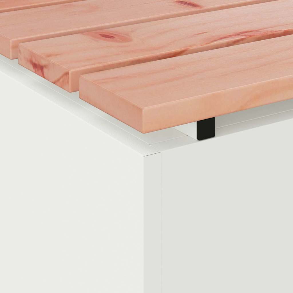 Gartenbank Weiß 80 x 40 x 43 cm