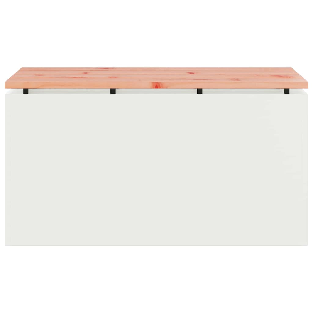 Gartenbank Weiß 80 x 40 x 43 cm