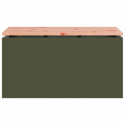 Gartenbank Olive Grün 80 x 40 x 43 cm