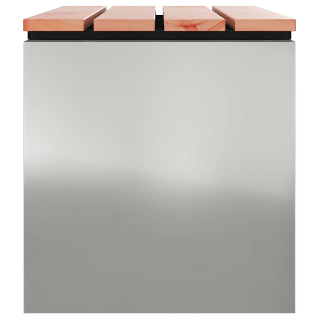 Gartenbank Verzinkter Stahl 80 x 40 x 43 cm