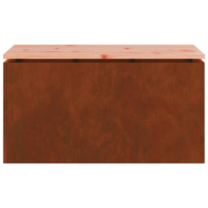 Gartenbank Wetterfeststahl 80 x 40 x 43 cm