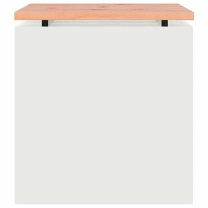 Gartenbank Weiß 40 x 40 x 43 cm