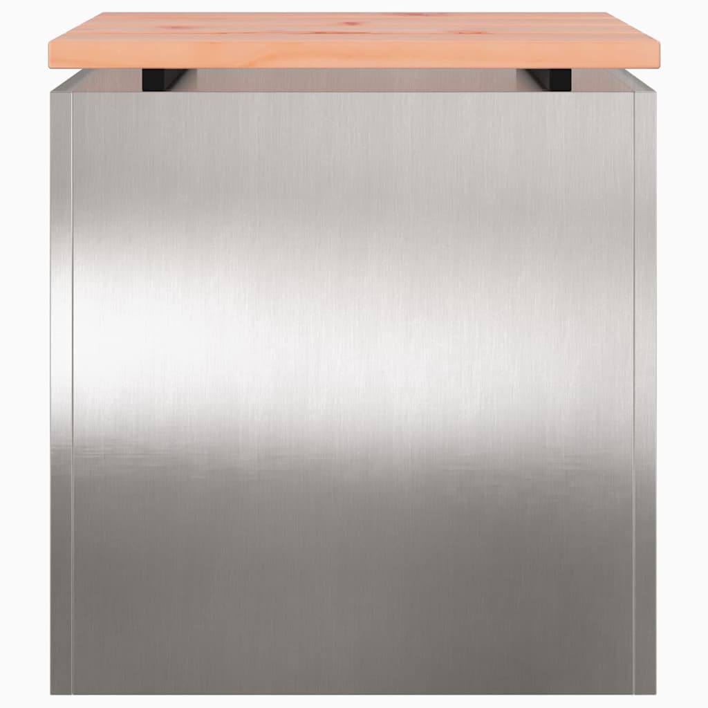 Gartenbank Edelstahl 40 x 40 x 43 cm