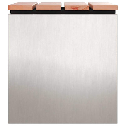 Gartenbank Edelstahl 40 x 40 x 43 cm