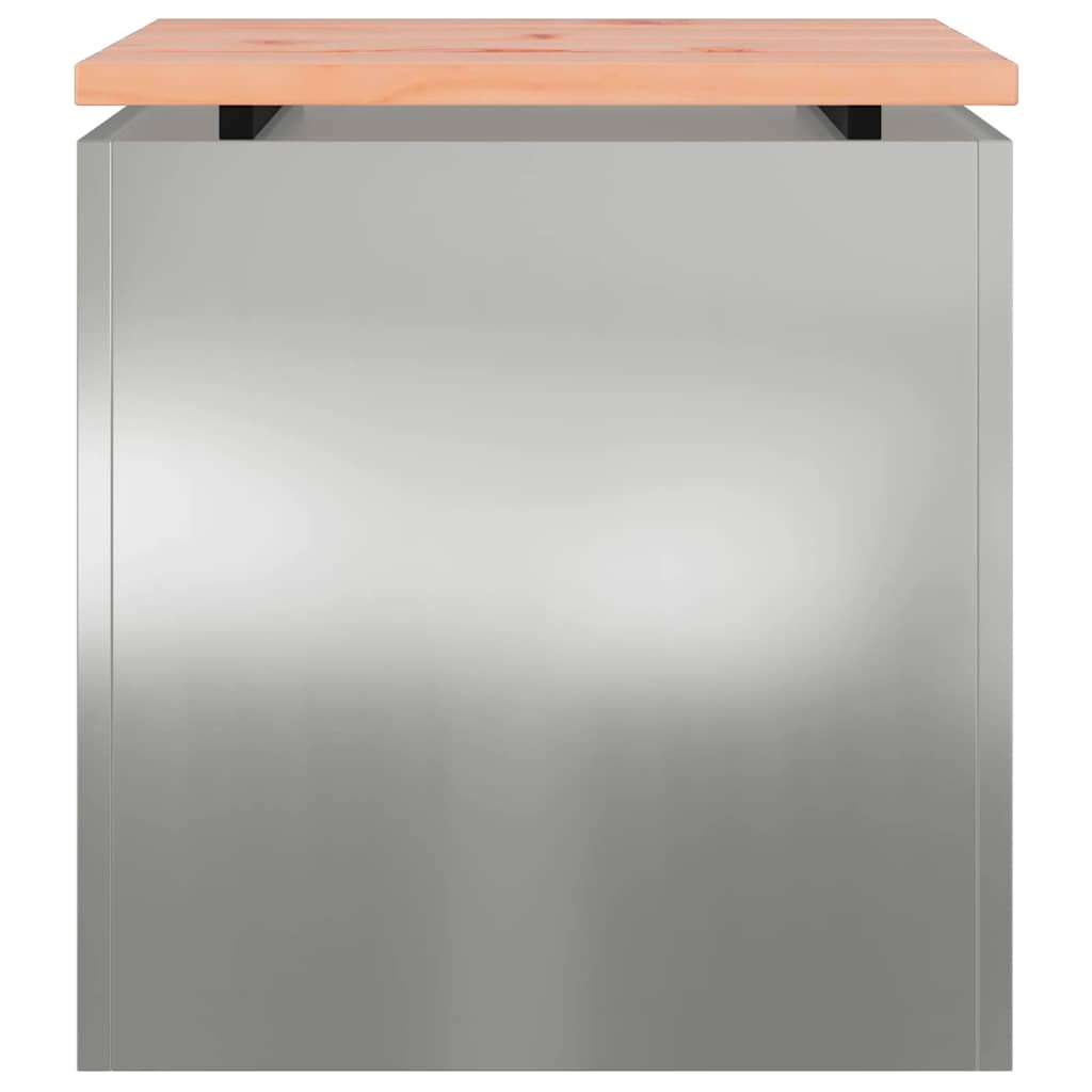 Gartenbank Verzinkter Stahl 40 x 40 x 43 cm