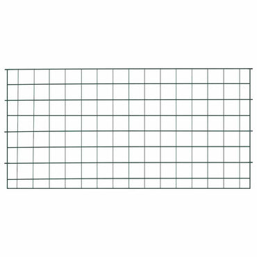 vidaXL Kit de clôture de bassin 5 pcs Vert 100 x 50 cm Acier