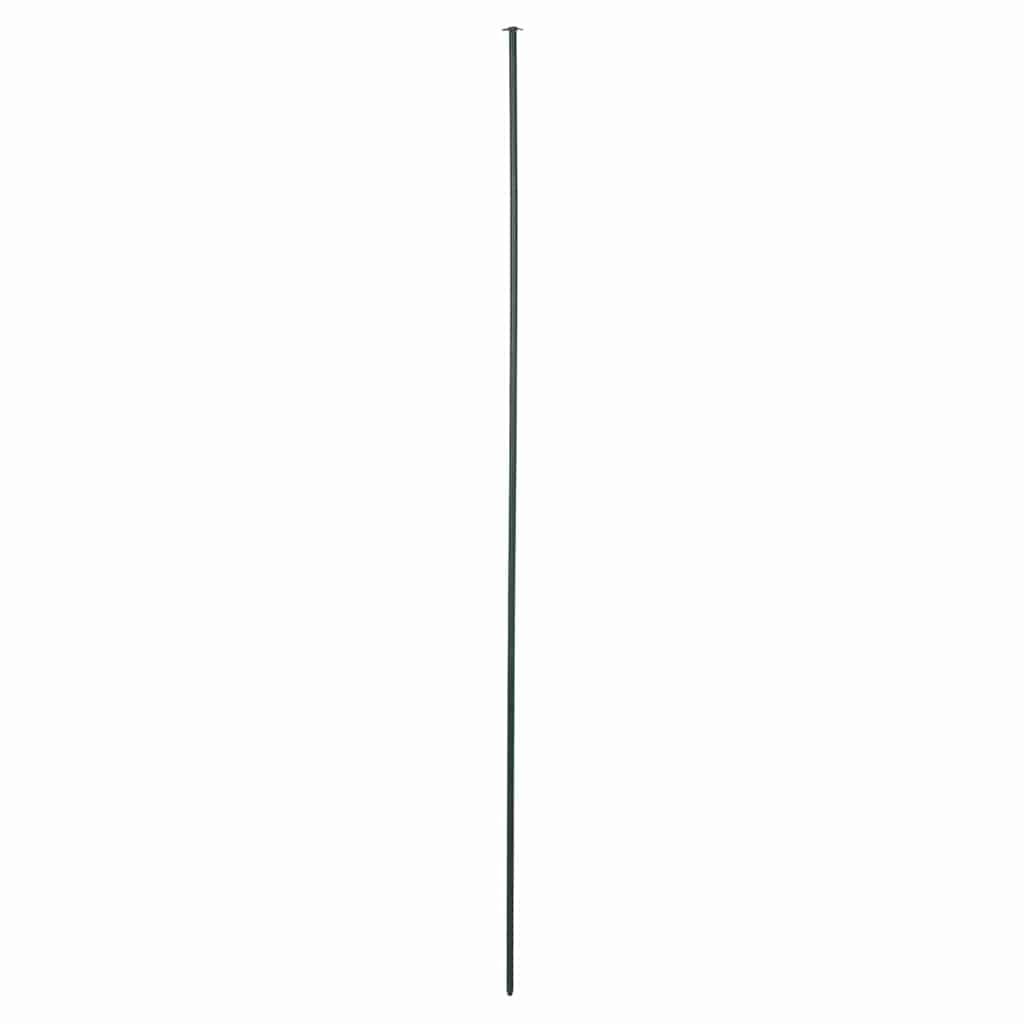 vidaXL Kit de clôture de bassin 5 pcs Vert 100 x 50 cm Acier