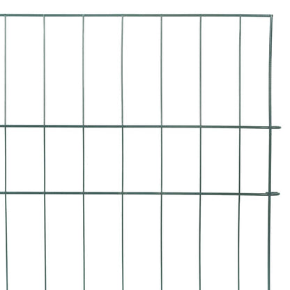 Teichzaun Set 5 pcs Grün 100 x 50 cm Stahl