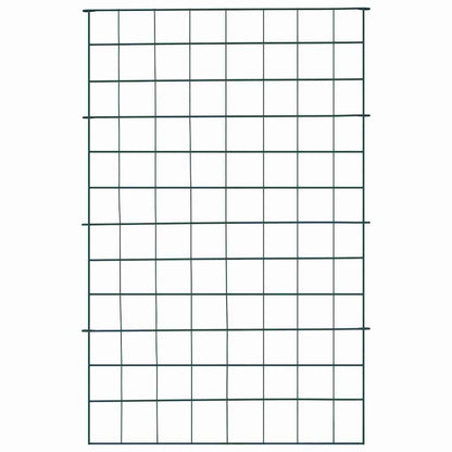 Teichzaun Set 8 pcs Grün 50 x 80 cm Stahl