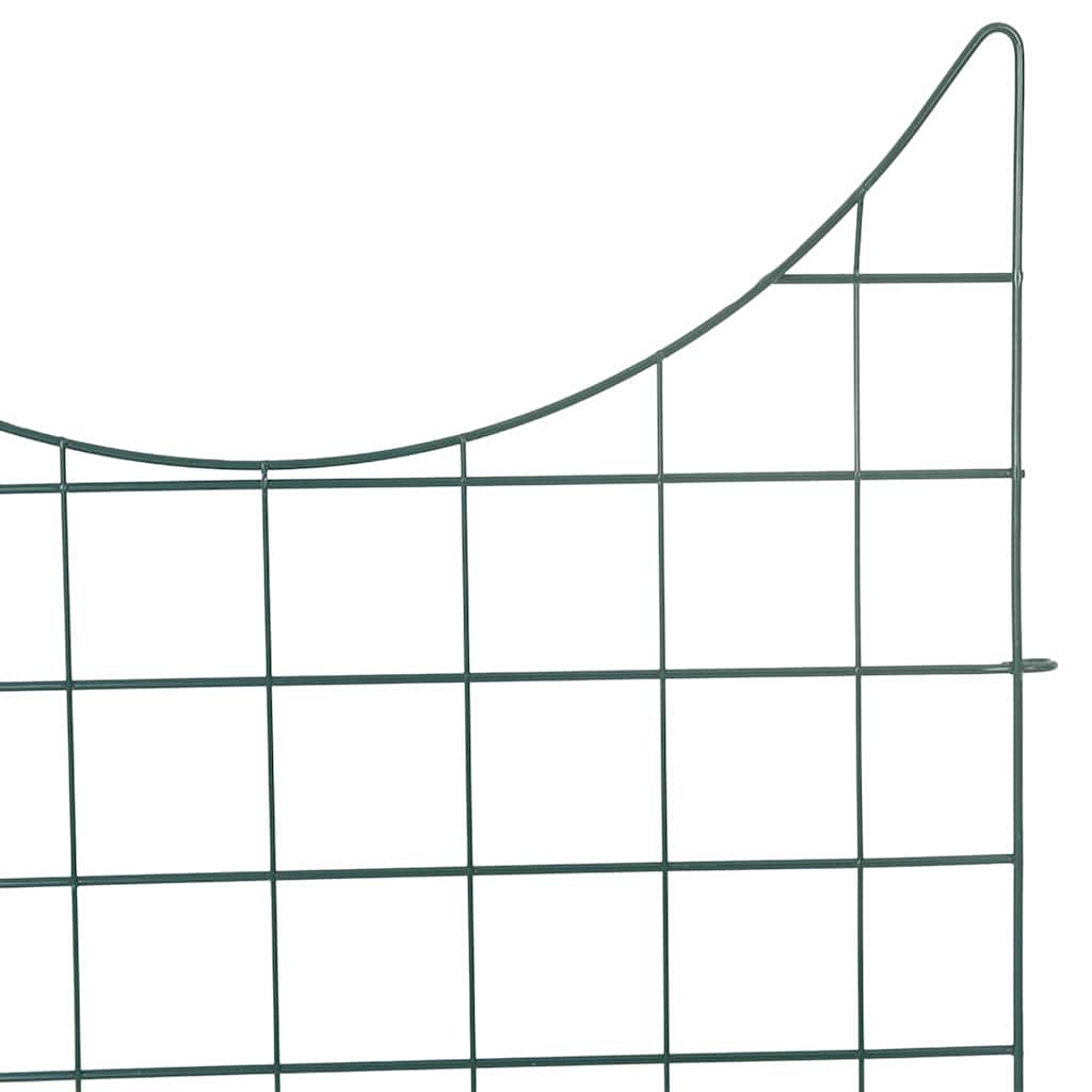 Teichzaun Set 8 pcs Grün 50 x 80 cm Stahl