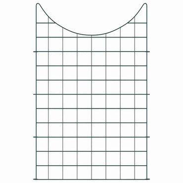 vidaXL Kit de clôture de bassin 8 pcs Vert 50 x 80 cm Acier