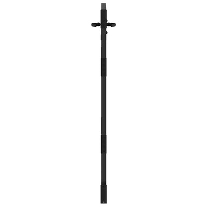 vidaXL Gartentor Schwarz 85 x 150 cm Pulverbeschichteter Stahl