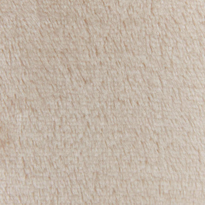 Überwurfdecke Beige 130 x 150 cm Fleece