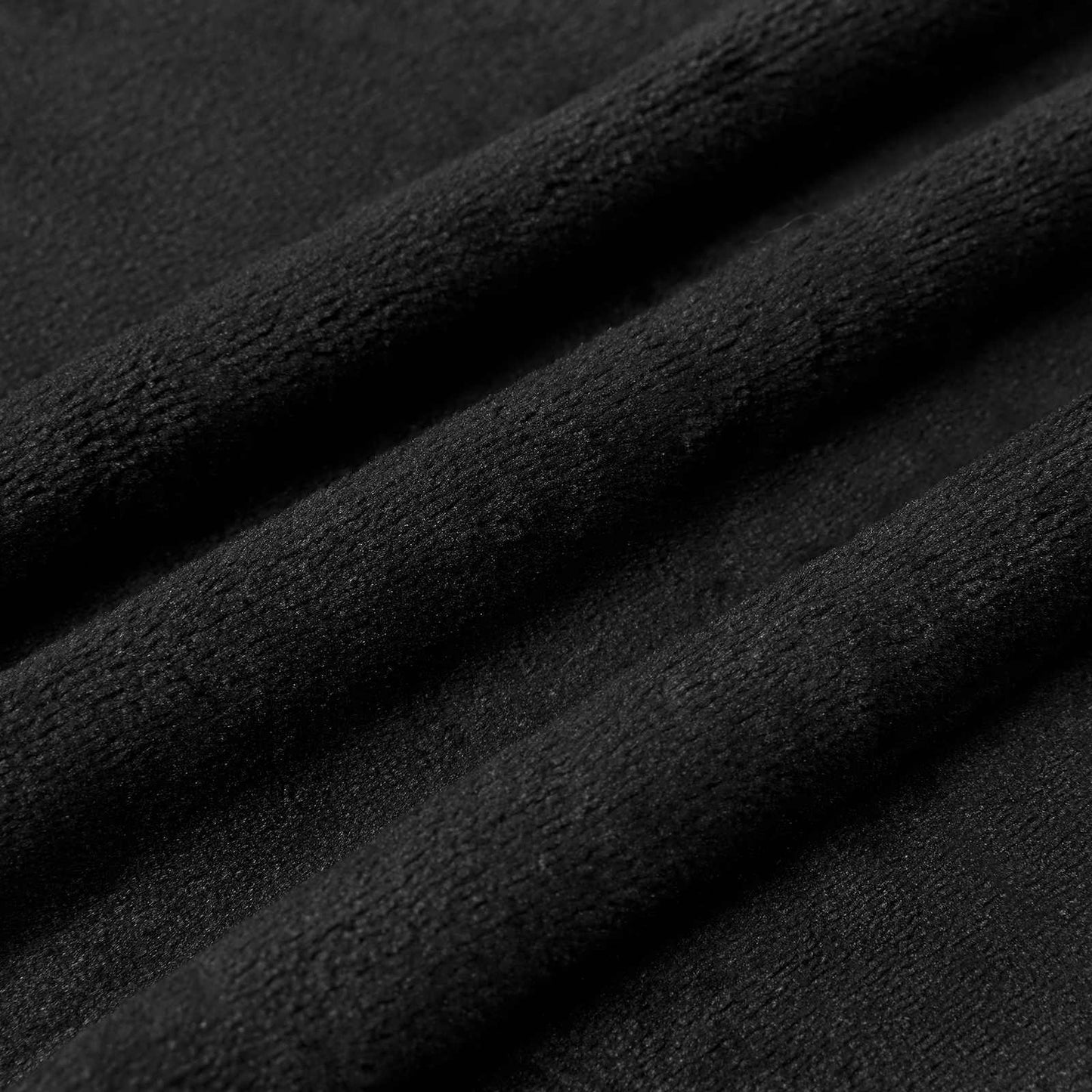Überwurfdecke Schwarz 150 x 200 cm Fleece