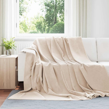 Wohndecken 6 pcs Beige 240 x 270 cm Fleece