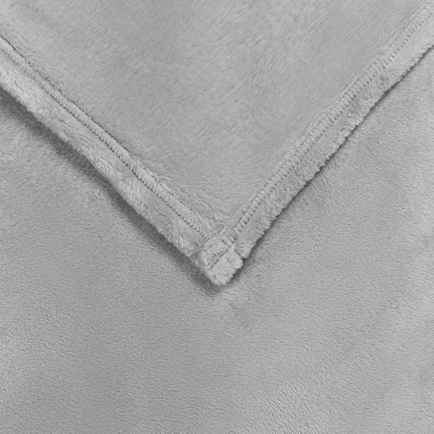 Wohndecken 6 pcs Grau 150 x 200 cm Fleece