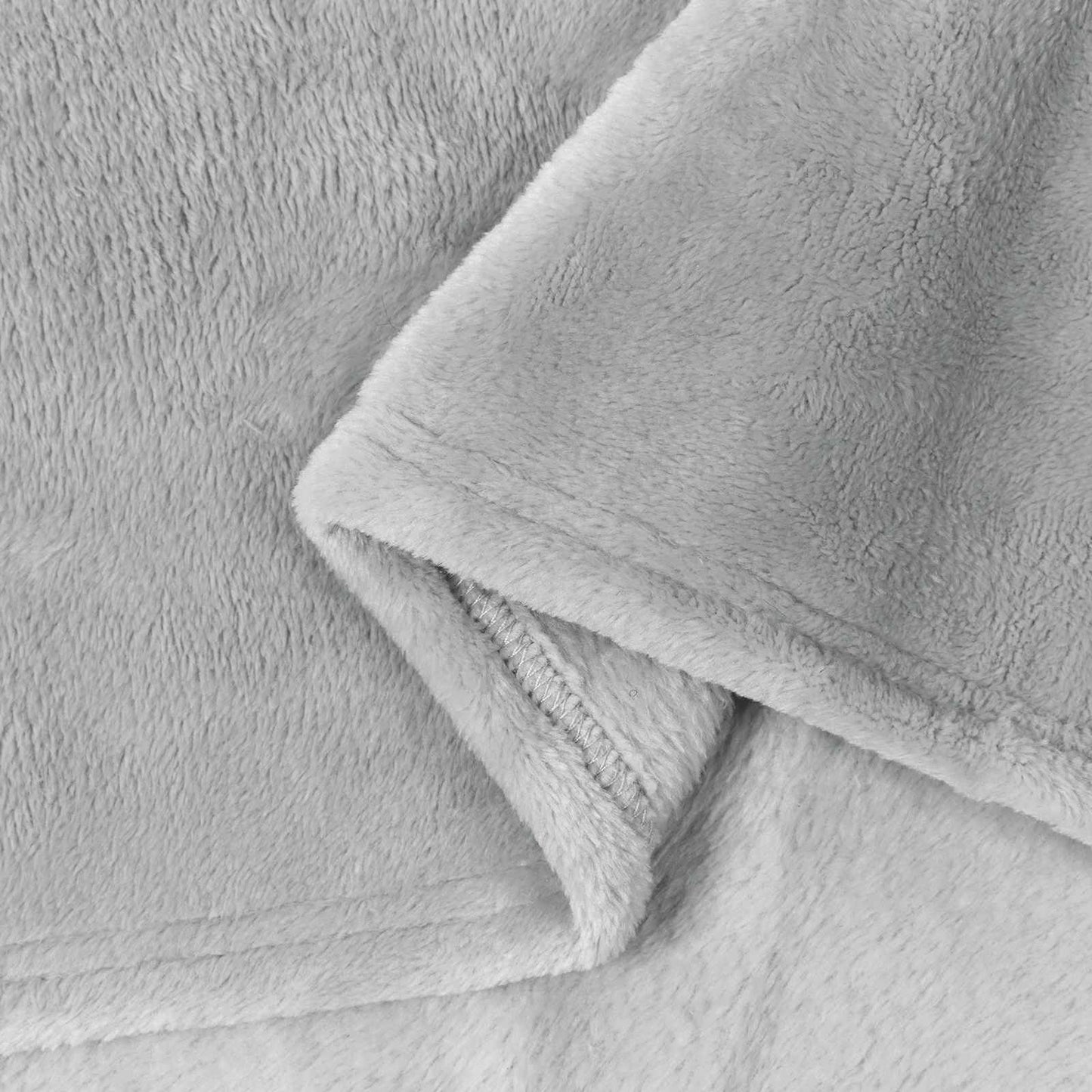 Wohndecken 6 pcs Grau 150 x 200 cm Fleece