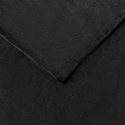 Wohndecken 6 pcs Schwarz 220 x 240 cm Fleece