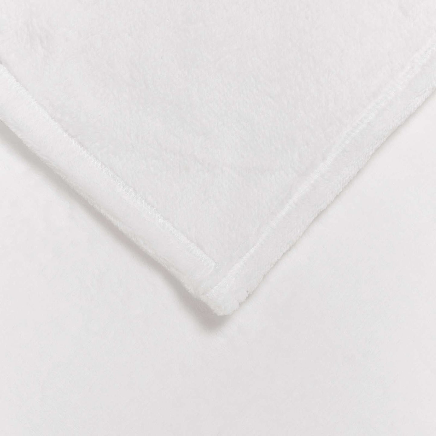 Wohndecken 6 pcs Weiß 150 x 200 cm Fleece