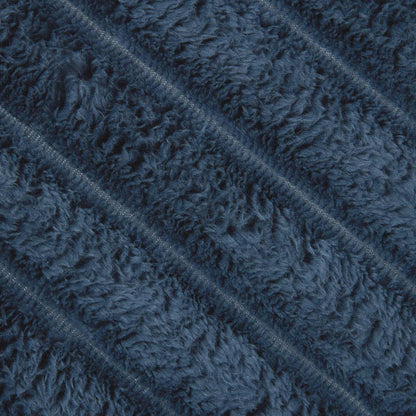 Überwurfdecke Marineblau 150 x 130 cm Fleece