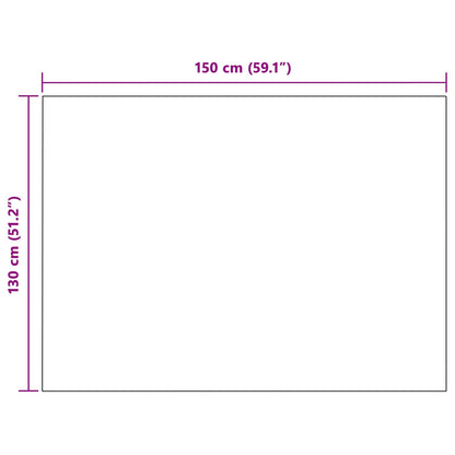 Überwurfdecke Marineblau 150 x 130 cm Fleece