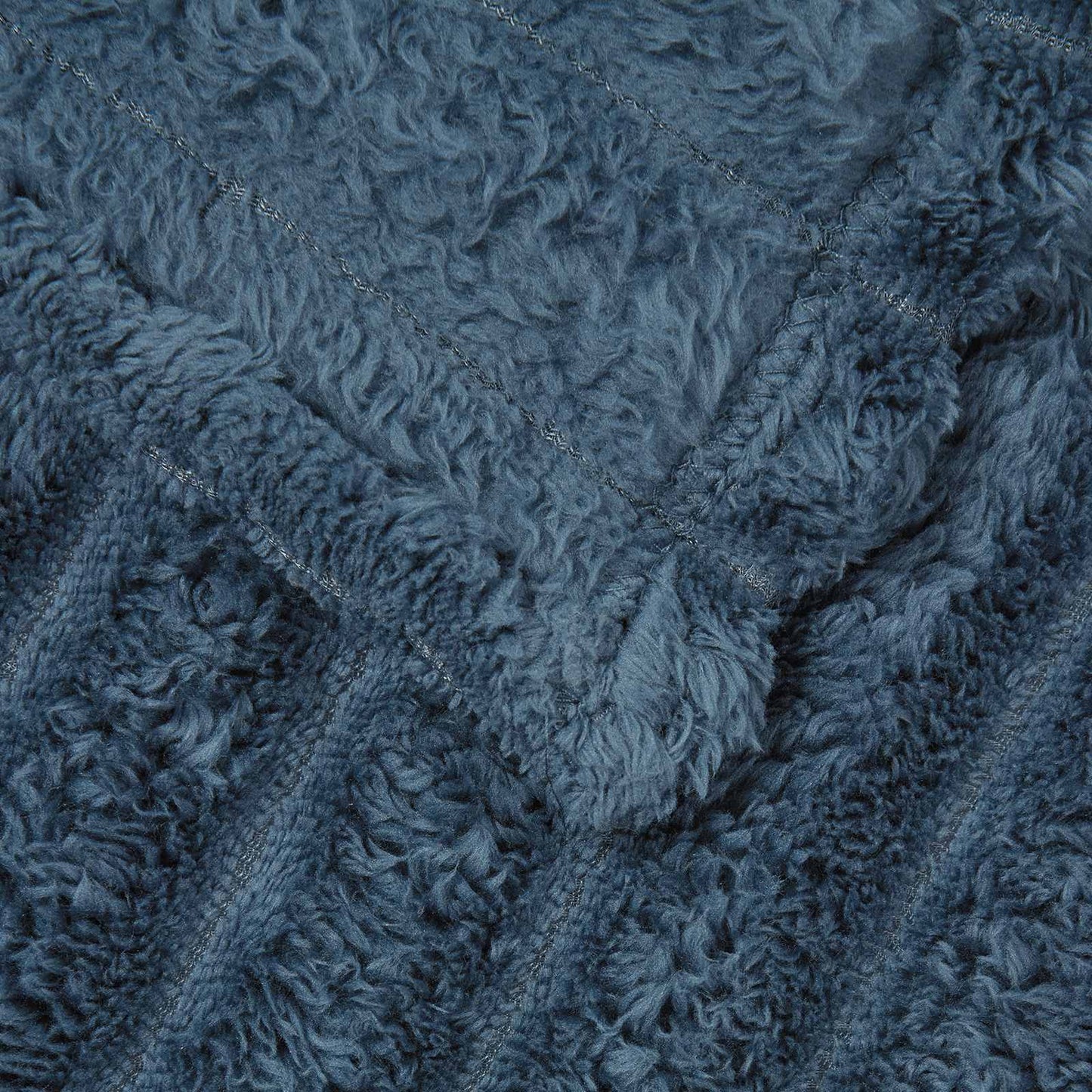 Überwurfdecke Marineblau 200 x 150 cm Fleece