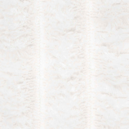 Überwurfdecke Weiß 150 x 130 cm Fleece