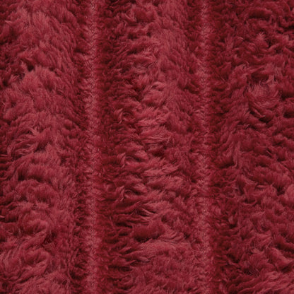 Überwurfdecke Bordeauxrot 270 x 240 cm Fleece