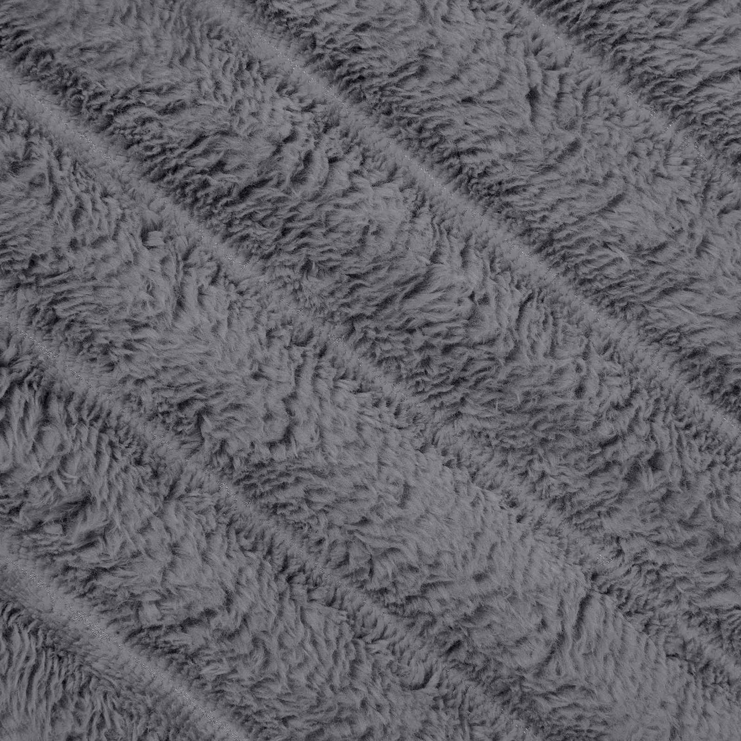 Wohndecken 6 pcs Dunkelgrau 150 x 130 cm Fleece