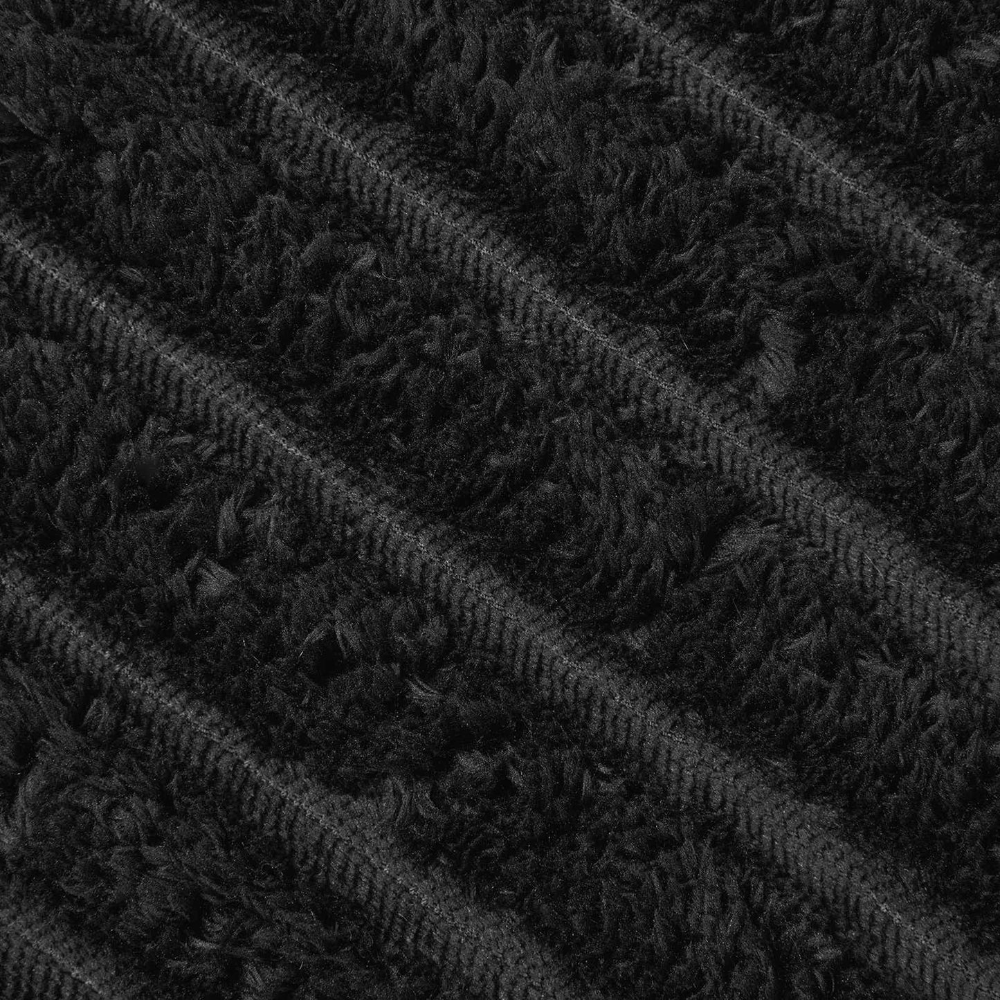 Wohndecken 6 pcs Schwarz 270 x 240 cm Fleece