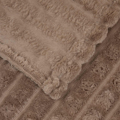 Überwurfdecke Kamel 240 x 220 cm Fleece