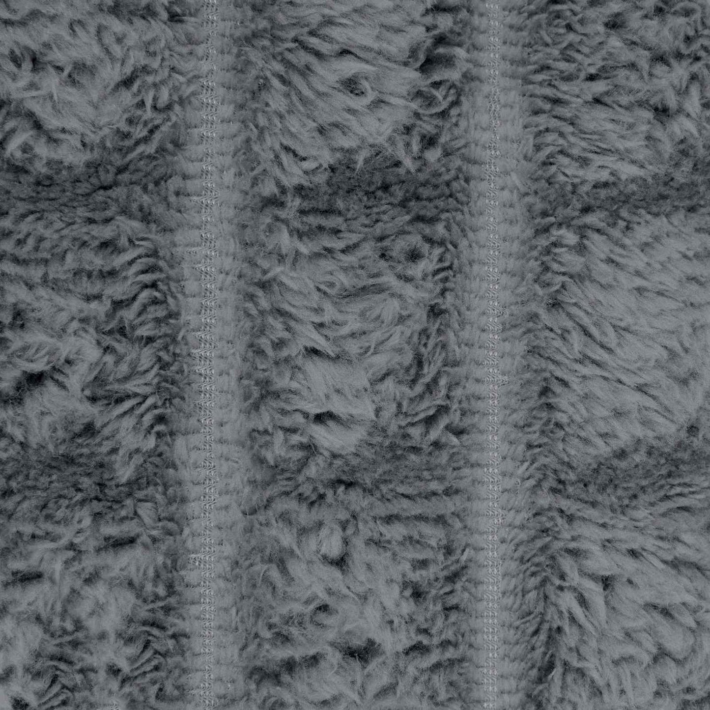 Überwurfdecke Dunkelgrau 270 x 240 cm Fleece