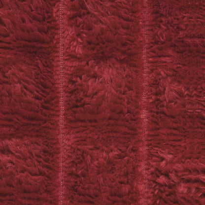 Überwurfdecke Bordeauxrot 240 x 220 cm Fleece