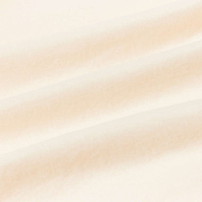 Überwurfdecke Creme 170 x 130 cm Fleece