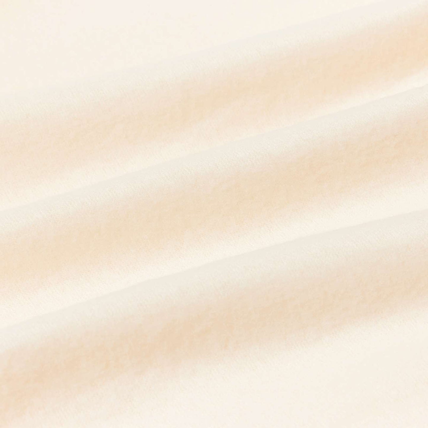 Überwurfdecke Creme 270 x 240 cm Fleece