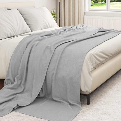 Wohndecken 6 pcs Grau 270 x 240 cm Fleece