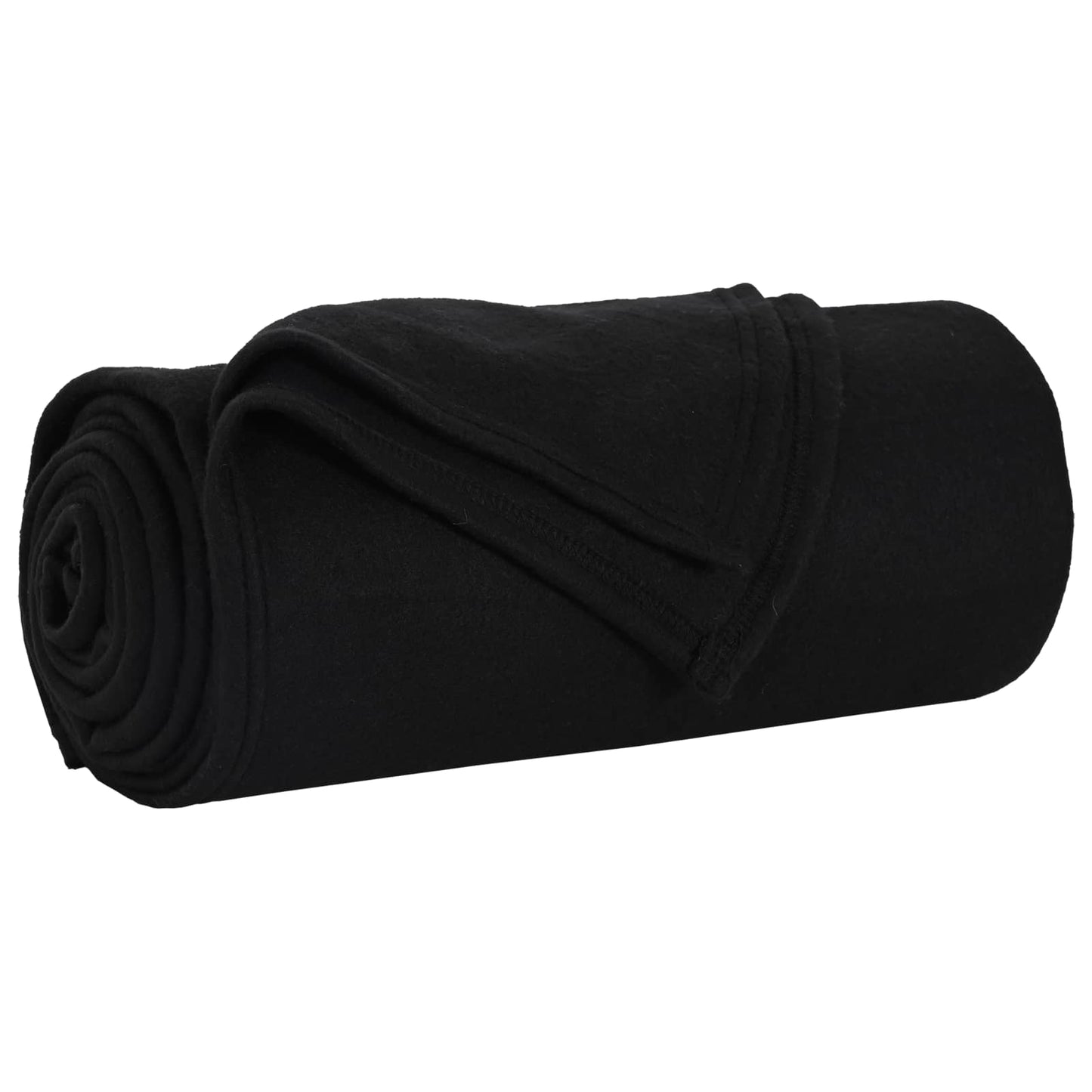 Wohndecken 6 pcs Schwarz 240 x 220 cm Fleece
