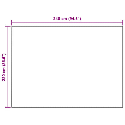 Wohndecken 24 pcs Bordeauxrot 240 x 220 cm Fleece