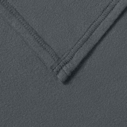 Überwurfdecke Dunkelgrau 350 x 270 cm Fleece