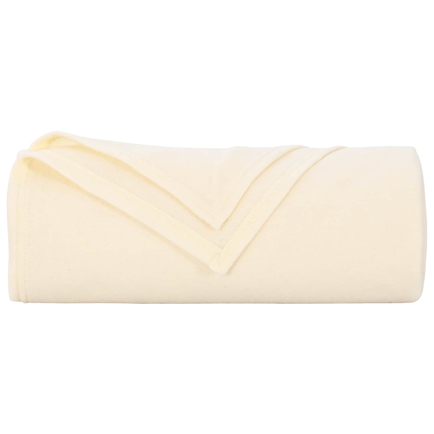 Wohndecken 6 pcs Creme 280 x 210 cm Fleece